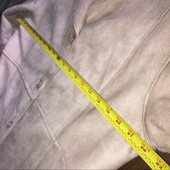 - J Jill Faux Shearling Long Coat  winter Jacket  EUC 🖤 gorgeous size M - Picture 13 of 15